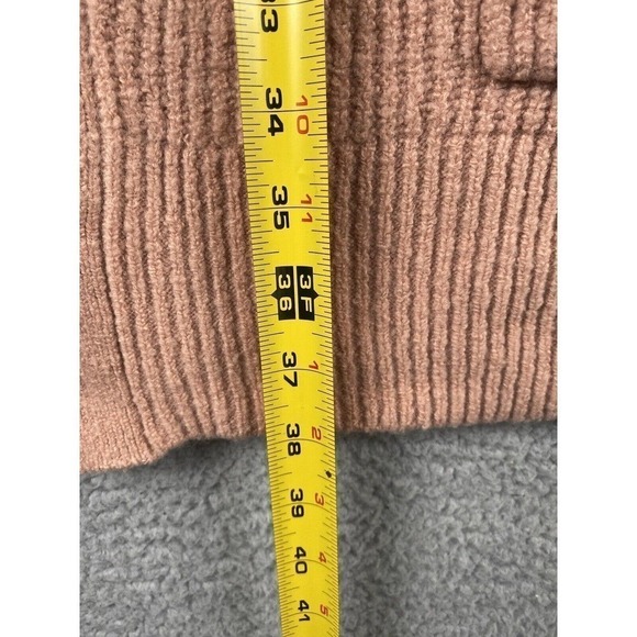 Good Threads Cardigan Womens XXL Orange Peach Long Pockets Wool Blend - Picture 6 of 11